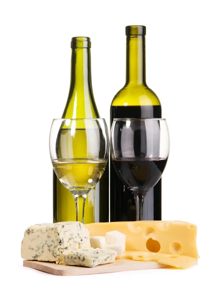 와인과 치즈 — 스톡 사진