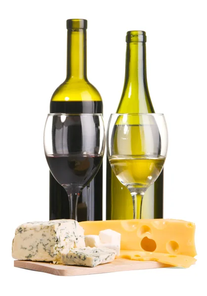 Vin och ost — Stockfoto