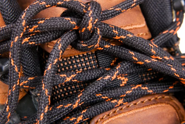Shoelaces cloesup foto — Foto Stock