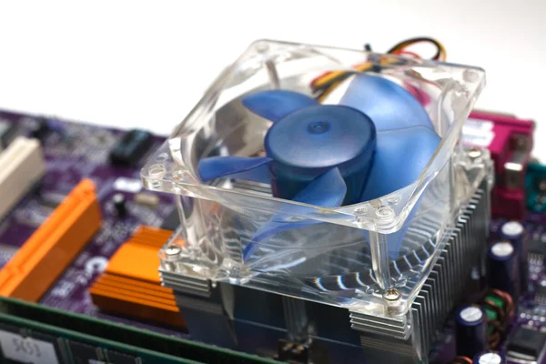 Computer CPU cooler — Stock Photo, Image