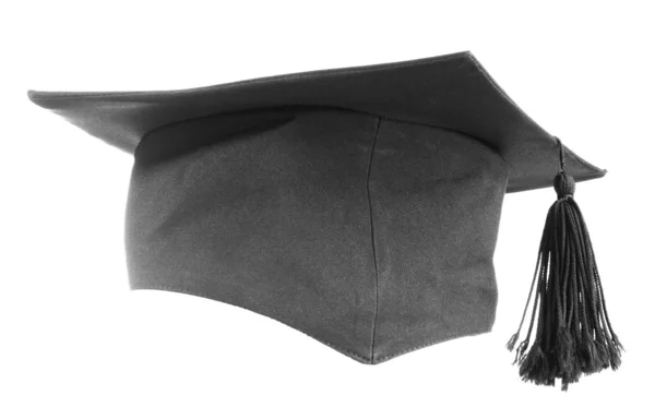 Gorra de graduación negra — Foto de Stock