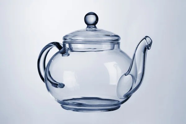 Teekanne aus Glas — Stockfoto