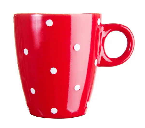 Червона чашка чаю — стокове фото
