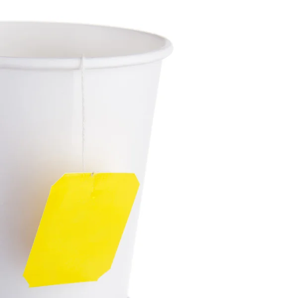 Papírový šálek čaje — Stock fotografie