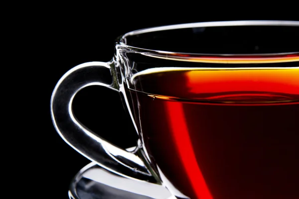 En kopp svart te — Stockfoto