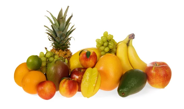 Асортимент екзотичних фруктів — стокове фото