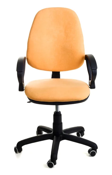 Gele bureaustoel — Stockfoto