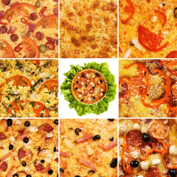 stock image Pizza set