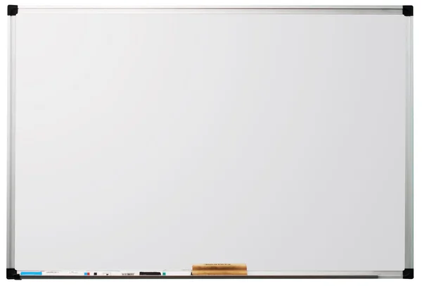 Whiteboard geïsoleerd op witte achtergrond — Stockfoto