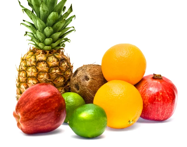 Gruppe frischer Früchte — Stockfoto