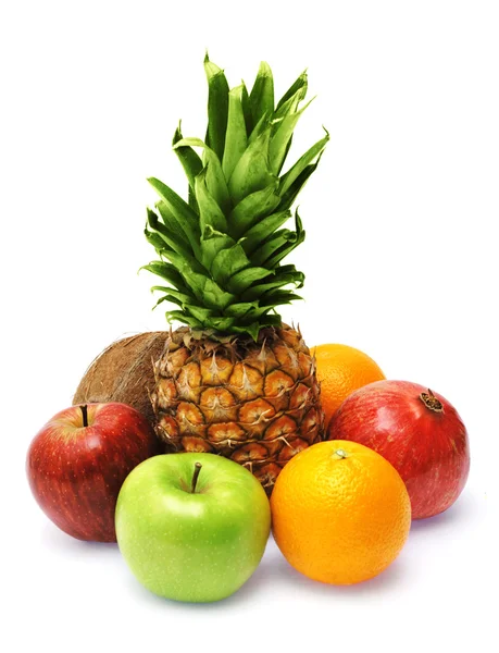 Färgglada färska frukter — Stockfoto