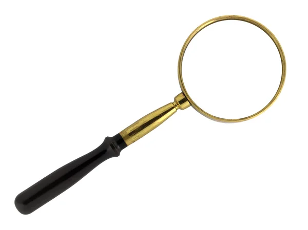 Isolated magnifying glass — Stock Photo, Image