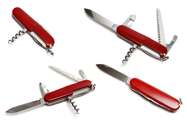 Coleção de faca de bolso — Fotografia de Stock