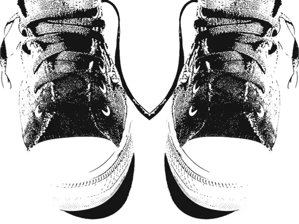 Paar sneakers — Stockfoto