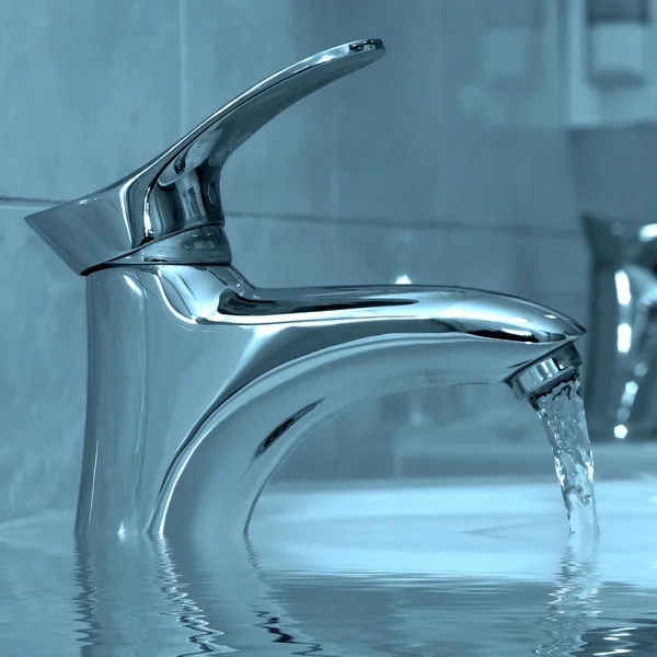 Open water faucet — Stock Photo, Image