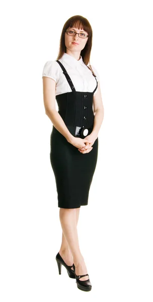 Young businesswoman full length portrait — Stock Photo, Image