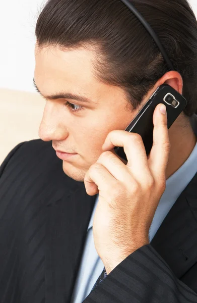 Businessman on the phone Royalty Free Stock Images