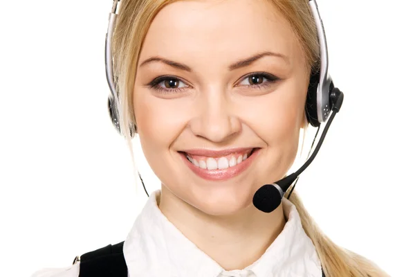Callcenter professionele — Stockfoto