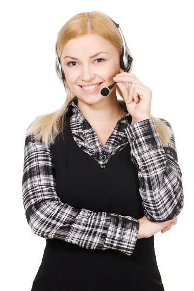 Call center profissional — Fotografia de Stock