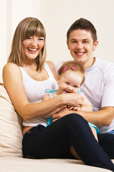 Happy family — Stock Photo, Image