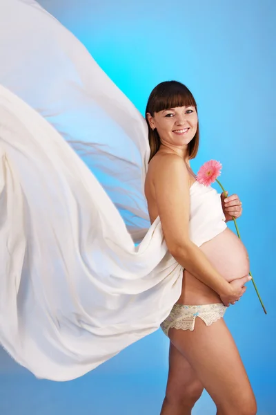 Joven hermosa mujer embarazada —  Fotos de Stock