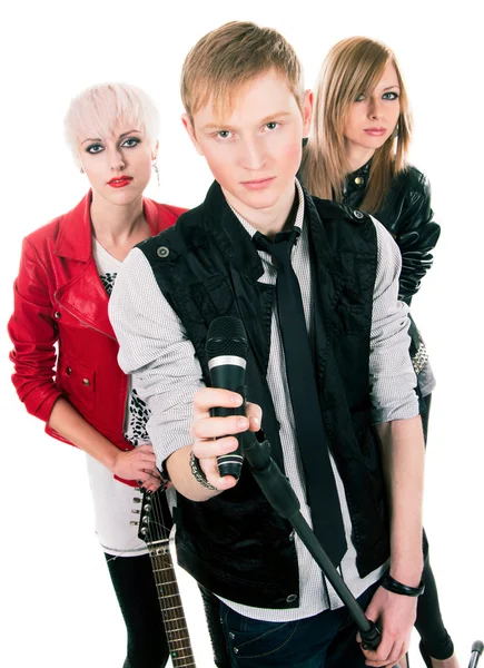 Gruppo rock adolescenziale — Foto Stock