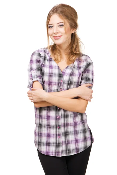 Beautiful lady in casual clothing — Stock Photo, Image