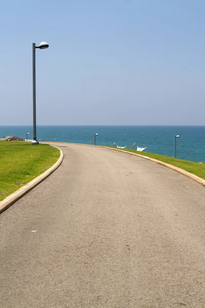 Road at the sea shore — Stock Photo, Image