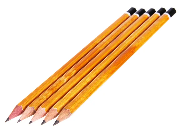 Kilka ołówków — Zdjęcie stockowe