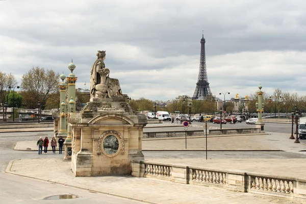 Place de la Concorde en París, Francia — Foto de Stock