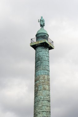 Column at the Place Vendome in Paris clipart