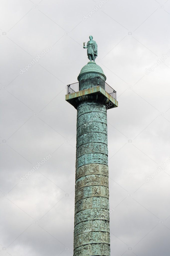 Column at the Place Vendome in Paris