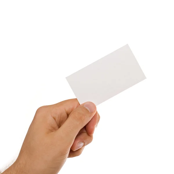 stock image Hand and business cards