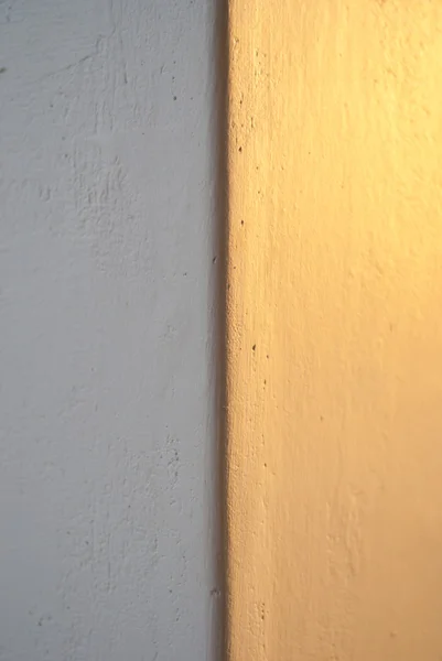 Ecke der Außenmauer — Stockfoto