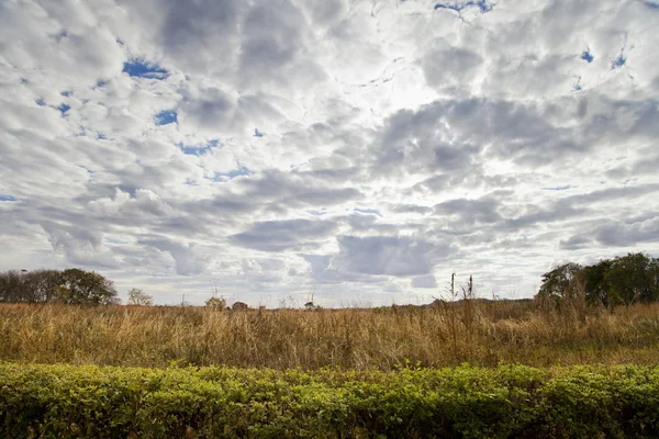 Paysage zambien avec nuages — Photo