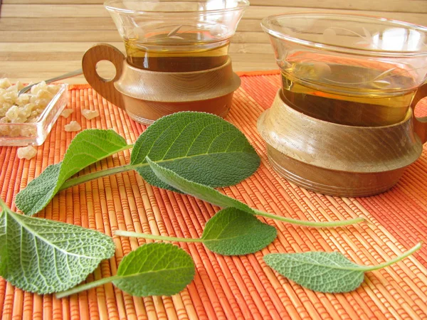 Herbaty szałwi — Zdjęcie stockowe