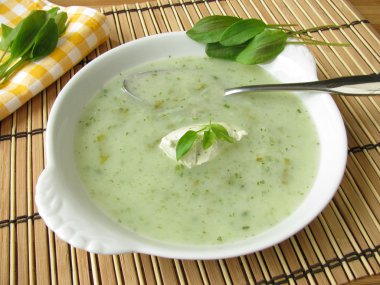 Sorrel soup clipart