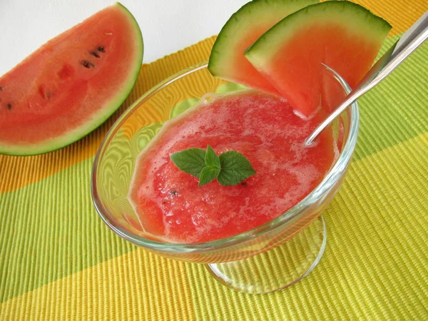 Melonen-Sorbet — Stockfoto