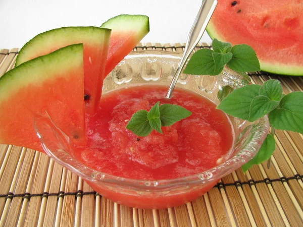 Melonen-Sorbet — Stockfoto