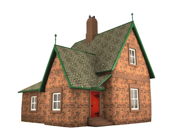 3D ілюстрація будинку — стокове фото