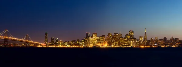 Panorama der Skyline von San Francisco — Stockfoto