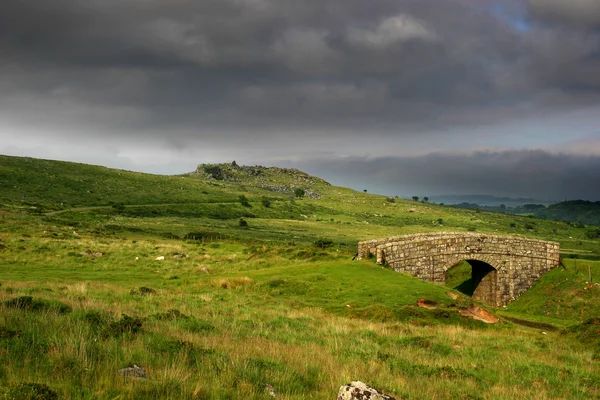 Estrada de ferro Dartmoor — Fotografia de Stock