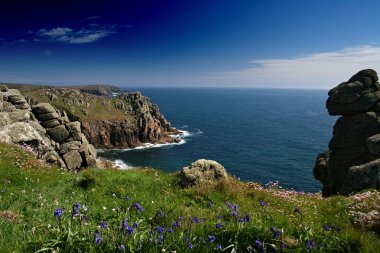 gelen deniz manzarası carnboel west cornwall yakınındaki