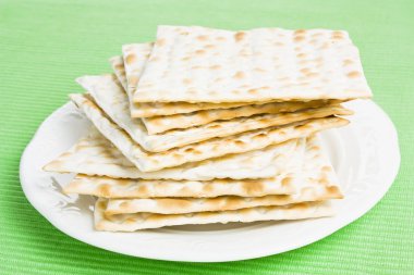 Pile of Jewish Matza bread clipart