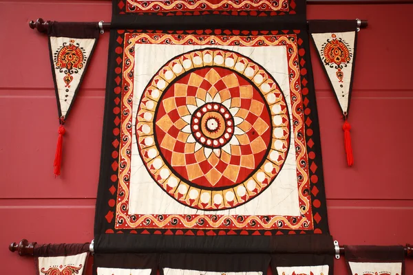 Abstract fabric pattern from Sri Lanka — Stock Photo, Image