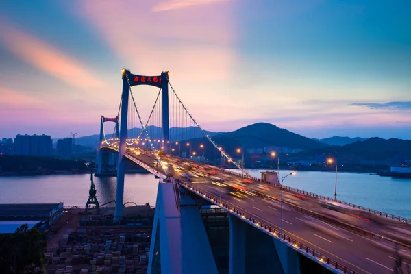 stock image Bridge at night