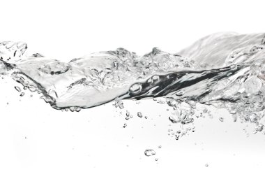 Water isolated on white background clipart