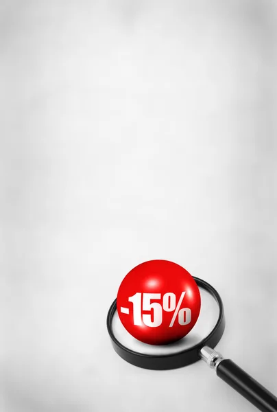 Sale concept with 3D ball — Stock Photo, Image