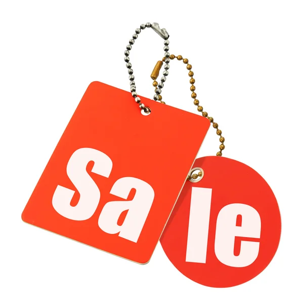 Sale concept - price tags isolated — Stock Photo, Image