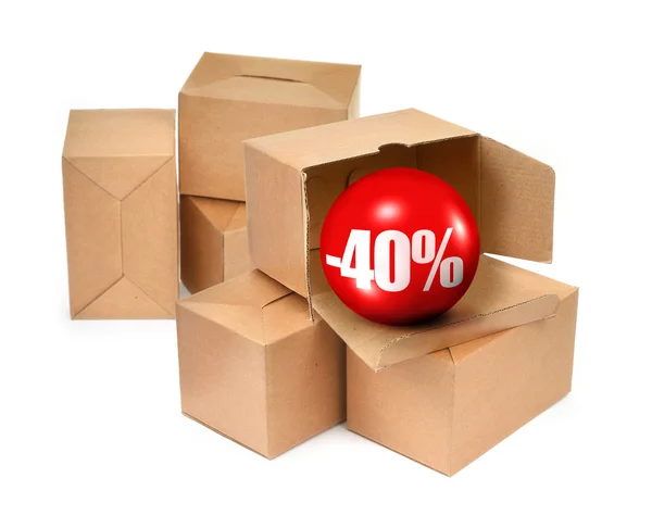 Sale concept -40% — Stock Photo, Image